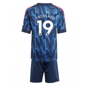 Arsenal Leandro Trossard #19 Replika Babytøj Udebanesæt Børn 2025-26 Kortærmet (+ Korte bukser)